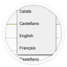 Configuración en múltiples idiomas